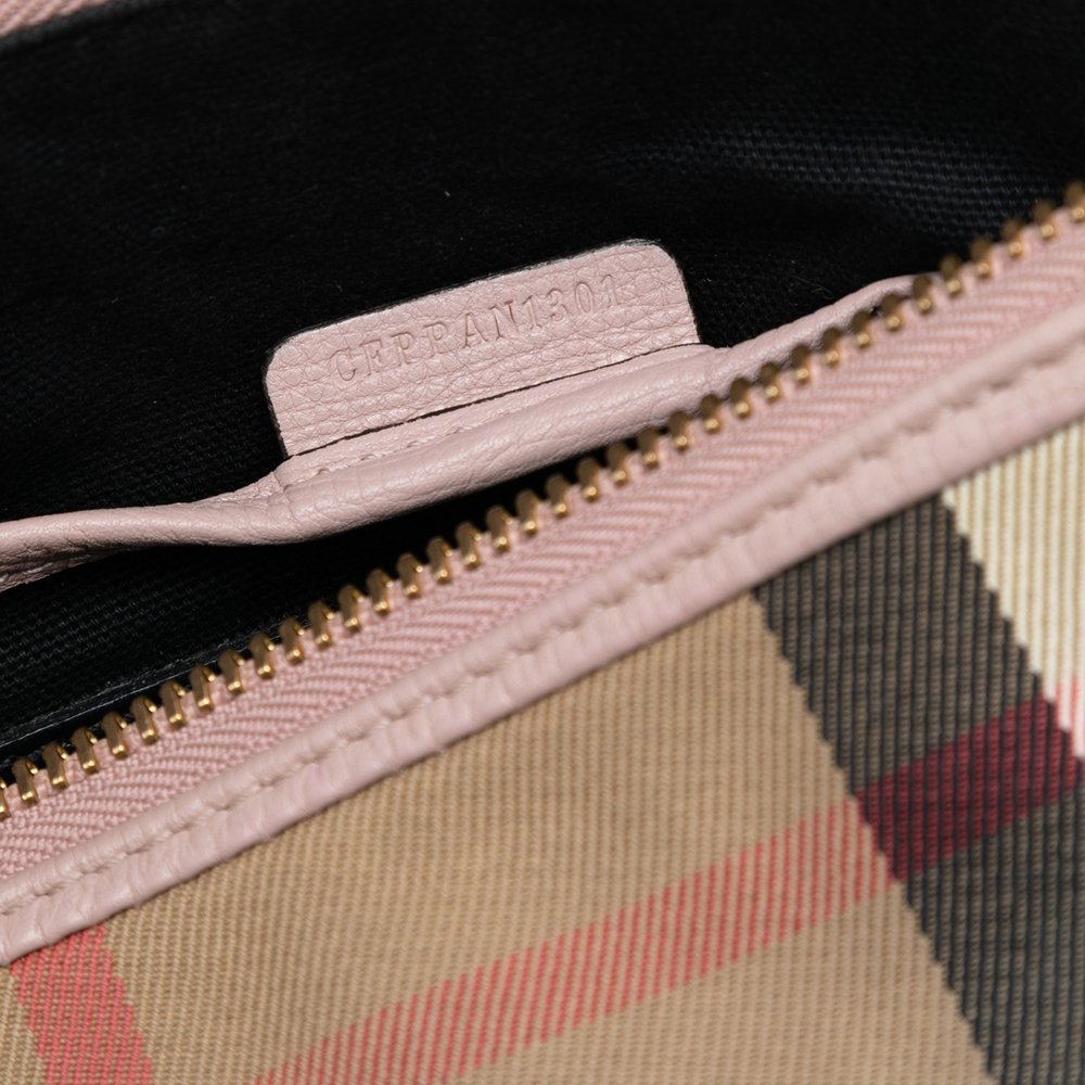 Pre-Loved Burberry House Check Canvas Derby Abingdon Crossbody - Picture 6 of 8